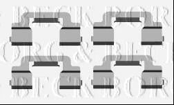BORG & BECK bbk1384 -